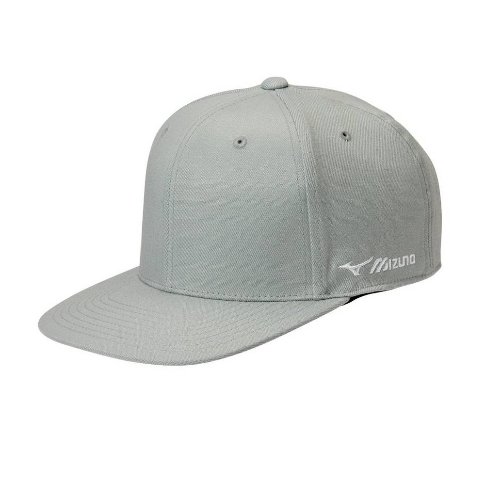 Mizuno Team Snapback Férfi Kalapok Szürke KRG630145